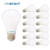 Viribright 60 Watt Equivalent, Soft White 2700K, Non-Dimmable, A19 LED Light Bulb - 12-Pack