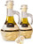 Tuscanini Garlic Infused Extra Virgin Olive Oil 250mL -2 Pack- Imported from Italy Cold-Pressed Luxurious Taste All Natural Non GMO Upgrade Your Meals with Tuscanini EVOO