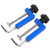 Anti?Rust Fence Clamps Universal Blue Adjustable 2Pcs 100mm Fixing Clip G-Clamp for Cabinet Furniture Projects