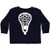inktastic Lacrosse Sports Team Coach Toddler Long Sleeve T-Shirt 4T Black 29cdc