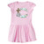 inktastic Easter He Has Risen with Cross and Infant Dress 12 Months Pink 3a455