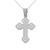 Religious Jewelry by FDJ 925 Sterling Silver Eastern Orthodox IC XC Nika Cross Outline Pendant Necklace -Small- 16" Religious Jewelry by FDJ 925 Sterling Silver Eastern Orthodox IC XC Nika Cross Outline Pendant Necklace -Small- 16"