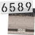 Stencil Stop Curb Number Stencil for Address Painting - Reusable Durable Customized Sidewalk Numbers - 14 Mil Mylar Plastic -4" Tall Numbers- -Classic Stencil Font  plus Rectangular Frame-