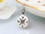 Sterling Silver Compass Necklace 18 inch Length