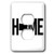 3dRose Stamp City - typography - Home with Pennsylvania state as the O. White background. - 2 plug outlet cover -lsp-324233-6-