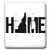 3dRose Stamp City - typography - Home with Idaho state as the O. White background. - double toggle switch -lsp-323973-2-