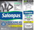 Salonpas LIDOCAINE Gel-Patch and LIDOCAINE PLUS 3 oz ROLL ON Pain Relieving Liquid BUNDLE PACK for Maximum Strength with 4 percent Lidocaine for Numbing Pain Relief