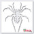 Stencil - Spider Stencil - DIY Craft Best Vinyl Large Stencils for Painting on Wood Canvas Wall etc.-M -17" x 18"- Ultra Thick Exhibit Grade White Color Material