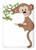 3dRose lsp_215542_6"Cute Monkey Climbing A Tree Illustration" 2 Plug Outlet Cover