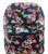 Minnie Mouse Black Allover Print 16" Girls Large School Backpack-black