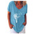 Women's Womens Tops Womens Tshirt O-Neck Patchwork Casual Loose T-Shirts Blouse Tunic Tops Striped Tee Shirt Blue
