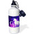 3dRose InspirationzStore - Monograms - Letter G Monogram Unicorn Purple Space Stars Personalized Initial G - 21 oz Sports Water Bottle -wb-316407-1-