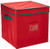Elf Stor Ornament Storage Chest with Dividers - Holds 64 Balls, Red