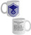 US Air Force Master Sergeant Definition Funny Military E-7 Coffee Mug Veteran Idea
