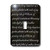 3dRose lsp_59033_1" Dream Poem Art in Black with White Words-Inspirational-Happiness" Single Toggle Switch