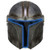 LED Light Up Mandalorian Helmet Glowing in The Dark Latex Boba Fett Full Head Mask Cosplay Deluxe Helmet Adults Black