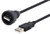 L-COM U2A00009-2M USB Cable USB Type A Plug USB Type A Plug 2 m 6.6 ft USB 2.0 Black