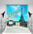Laeacco 5x7ft Vinyl Photography Backdrop Romantic Paris Eiffel Tower Scenery Balloons Backdrop for Photos 1.5x2.2m Background Studio Props