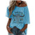 Meikosks Alphabetic Printing T Shirt Women's Plus Size Short Sleeve O-Neck Blouse Summer Loose Tops Blue