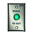 Visionis VIS-7003 Small Green Request to Exit Button for Door Access Control with LED Light, NC and NO Outputs