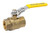 Mueller B  and  K 107-825LNL Chrome Plated Brass Locking Ball Valve