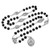 Seven Sorrow Chaplet with Black Wood Beads (Servite Rosary)