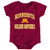 NCAA Minnesota Golden Gophers Newborn  and  Infant Primary Logo Bodysuit 6-9 Months Garnet