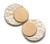 Sterling 14k gold filled sun moon phase disc stud earrings women men