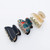 3Pcs-Lot Acrylic Flower Small Hair Claw Clips Women Girls Glitter Plastic Crabs Clamp Make Up Barrette Hairgrip AccessoriesO