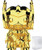 Marvel Studio's 10th Anniversary - Thor (Gold Chrome) Funko Pop! Vinyl Figure (Includes Compatible Pop Box Protector Case)