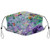 Roupaze Unisex Face Mask Abstract Purple Flower Face Mouth Cover Balaclavas Bandana for Adults with 16 Filter