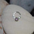 2mm Amethyst Septum Ring - Silver Septum Piercing - Small Nose Ring - Daith Hoop - Nipple Ring - Septum Jewelry 16g - Septum Hoop