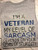 I'm a veteran my level of sarcasm t-shirt