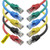 Cat6 Ethernet Cable 15 Feet -10 Pack- LAN utp Cat 6 RJ45 Network Cord Patch Internet Cable - 15 ft