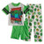 Minecraft Zombie 3-Piece Pajama Set Boys -12- -12-