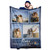 Custom Blankets with Photos Collage Personalized Throw Blanket with Picture Personalized Blanket with Photos for Kids-Adults-Family Souvenir Customized Blanket 32"X48" 4 Photo Collage