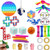 Fidget Toys Set 35 Pack Sensory Toys Cheap for Kids Adults Stress Relief and Anti-Anxiety Tools Bundle Sensory Toys for ADHD Autism Stress Anxiety -B1-