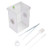 HEEPDD Acrylic Reptile Breeding Box Insect House Amphibian Feeding Container for Tortoise Spider Lizard Beetle-L-