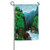 ParadiseDecor Cabin Garden Flag for Outdoors Double Sided Flag Outdoor Yard Decor Evening Mountains Animals 18" W x 27" L
