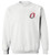 CornBorn Nebraska Omaha Mavericks Crewneck Sweatshirt - Trademarked O Logo - UNO Mavericks - White - Small