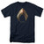Justice League Movie Aquaman Logo DC Comics T Shirt  and  Stickers -XXXXX-Large- Navy