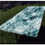 Marble Polyester Fitted TableclothAbstract Rock Texture Modern Stylized Retro Splashes Antique Dark Design Decorative Rectangular Elastic Edge Fitted Table CoverFits Rectangular Tables 60x30" Jade G