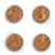 Zeller Magnetic Set ca. Ø 28 x 03 cm Natural