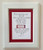 And when they saw the star they rejoicedMatthew 2-10-11a - Hand-lettered Christian Calligraphy Bible Scripture - Christian Wall Art - portrait print 5" x 7" white frame - 1203PG040S000
