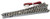 Kato N Scale UniTrack Train Track 6 Electric Remote Turnout Left Hand