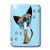 3dRose lsp_6374_1"Cute Siamese Cat Paw print Design" Single Toggle Switch Multicolor