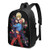 Guido Mista 17 Inch Backpack JoJo's Bizarre Adventure Computer Backpack School Bag