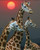 New 5D DIY Diamond Painting Giraffe Family Diamond Stones Embroidery Sale Diamond Full Circular Display Home Decor 40X50CM