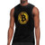 Xinshangshangmao Bitcoin Logo Tank Top Sleeveless T-Shirt Men's 3D Print Sleeveless tees Black
