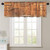 YUAZHOQI Curtain Valances Old Building Livery Stable Wall in a Small Rural w 1 Panel 42" x 18" Waterproof Window Valance for Bathroom